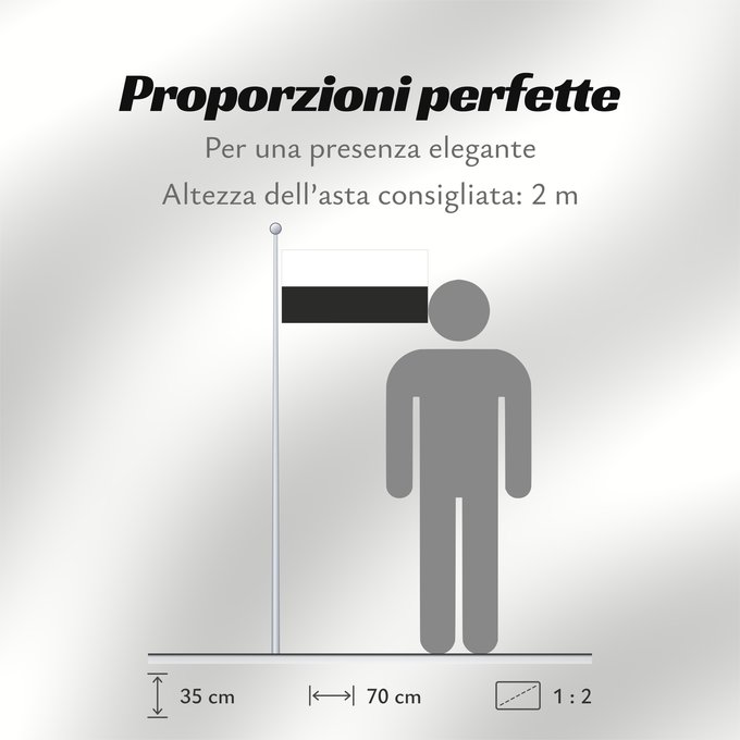 Proporzioni della bandiera: Pahang Pahang Pahang, Malaysia