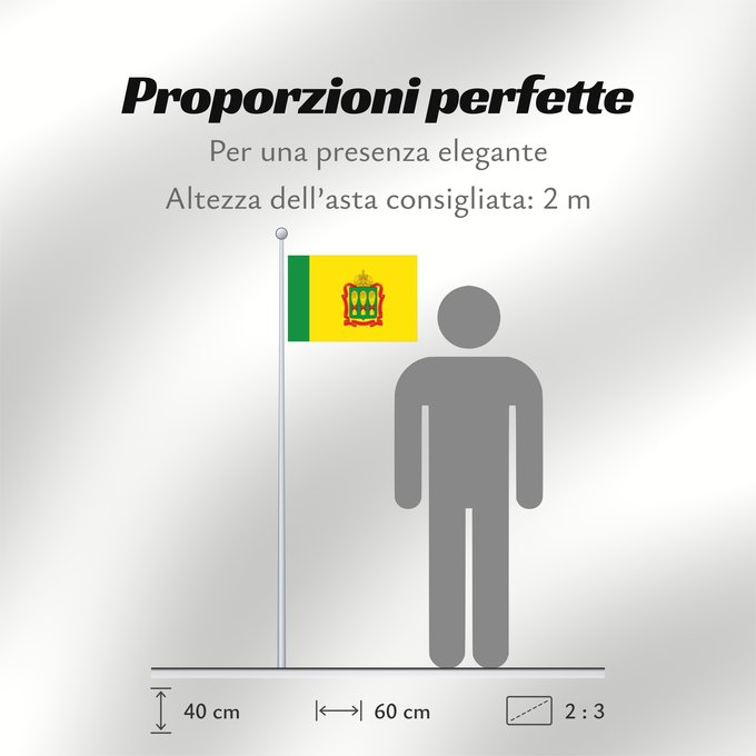 Proporzioni della bandiera: Penza Oblast Oblast de Penza Óblast de Penza Oblast Pensa