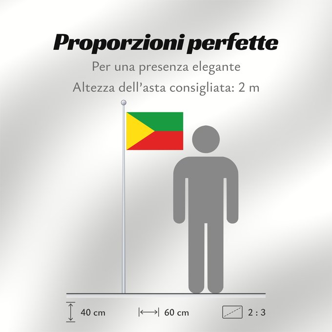 Proporzioni della bandiera: Zabaykalsky Krai Zabaïkalski Krai Zabaikalie Sabaikalski Krai Флаг Забайкальского края