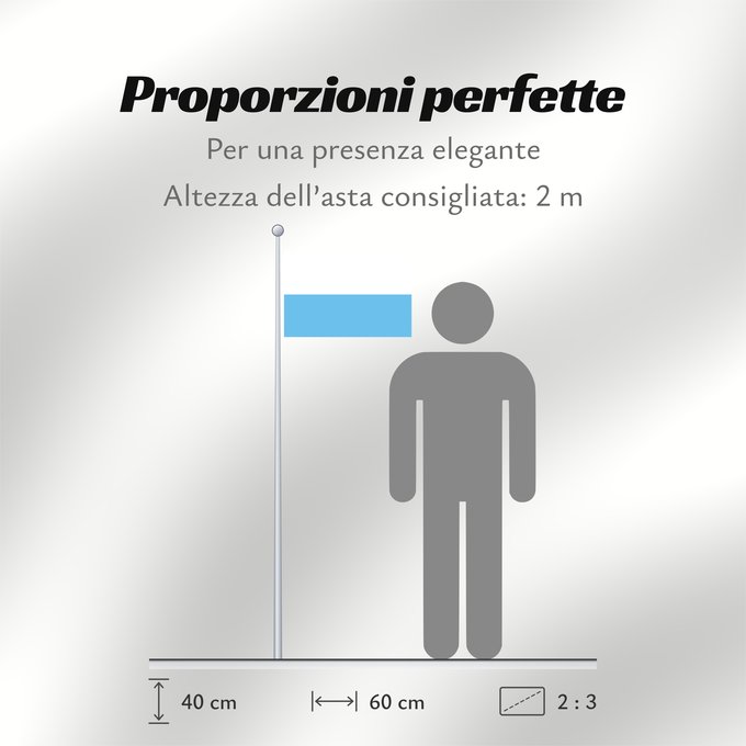 Proporzioni della bandiera: San Marino  civil	San Marino	Saint-Marin