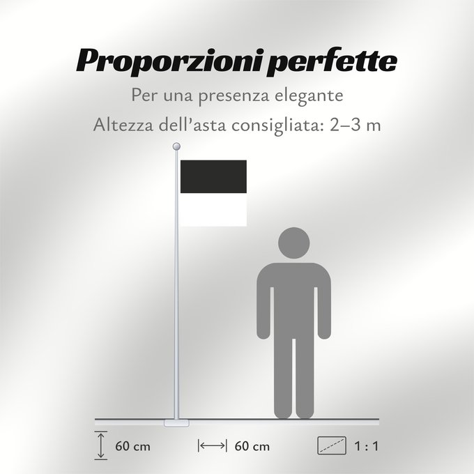 Proporzioni della bandiera: Canton of Fribourg	Fribourg	Kanton Freiburg