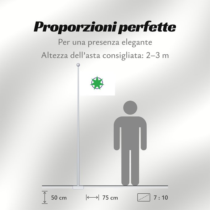 Proporzioni della bandiera: Aomori
