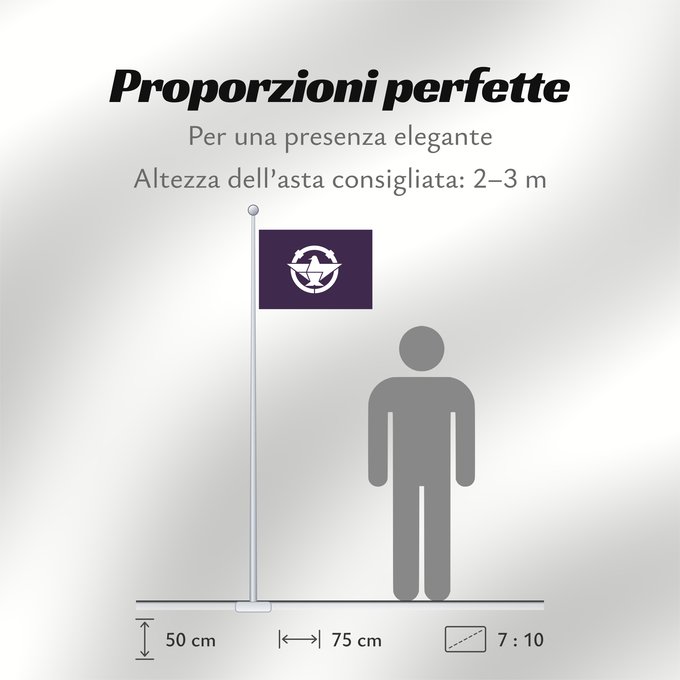 Proporzioni della bandiera: Ibaraki