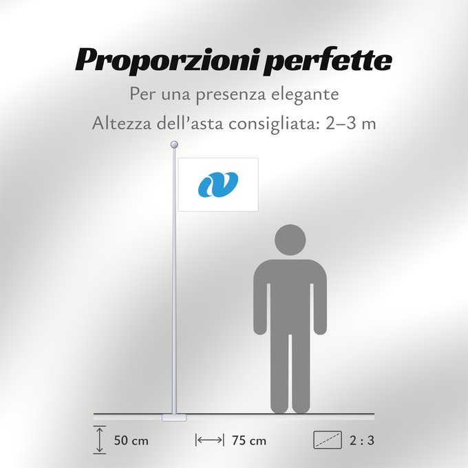 Proporzioni della bandiera: Nagasaki