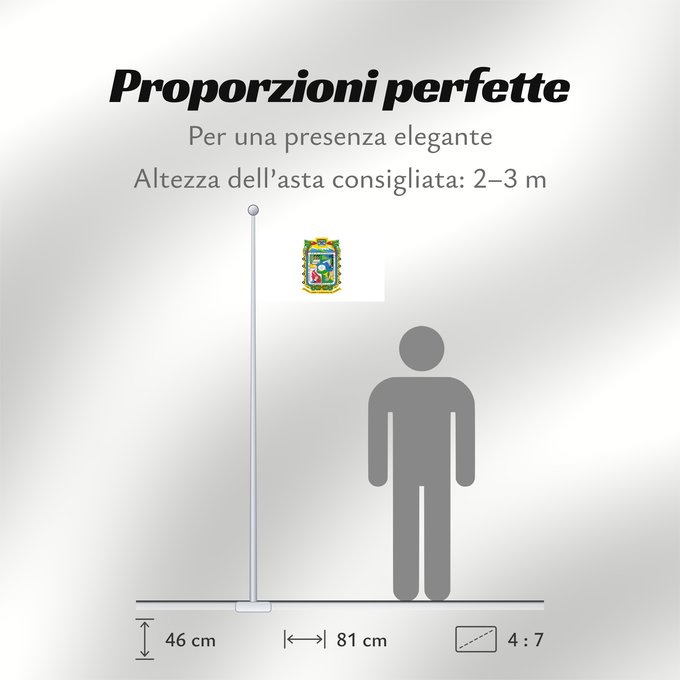 Proporzioni della bandiera: Puebla