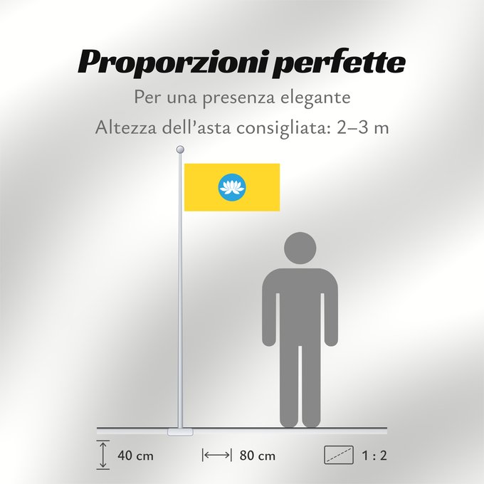 Proporzioni della bandiera: Kalmykia Kalmoukie República de Kalmukia Kalmückien Флаг Республики Калмыкия Туг Хальмг Таңһч