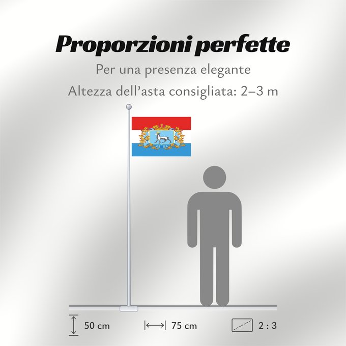 Proporzioni della bandiera: Samara Oblast oblast de Samara Óblast de Samara Oblast Samara