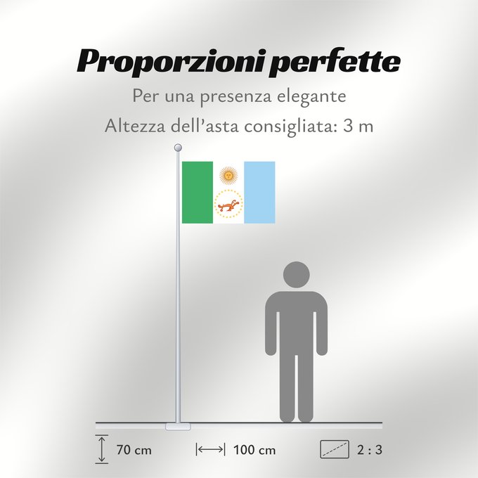 Proporzioni della bandiera: Provincia del Chaco Chaco Province, Argentina Province de Chaco Chaco (Provinz) Chaco Provincia