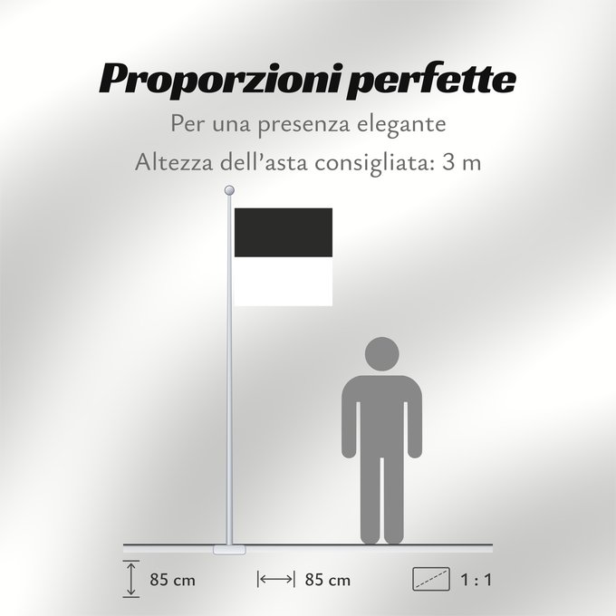 Proporzioni della bandiera: Canton of Fribourg	Fribourg	Kanton Freiburg