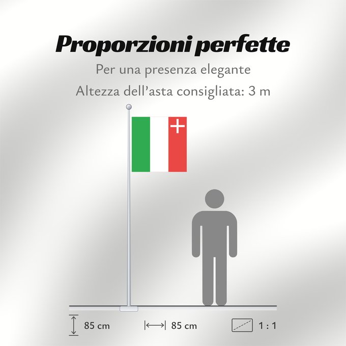 Proporzioni della bandiera: Neuchâtel (fr)
