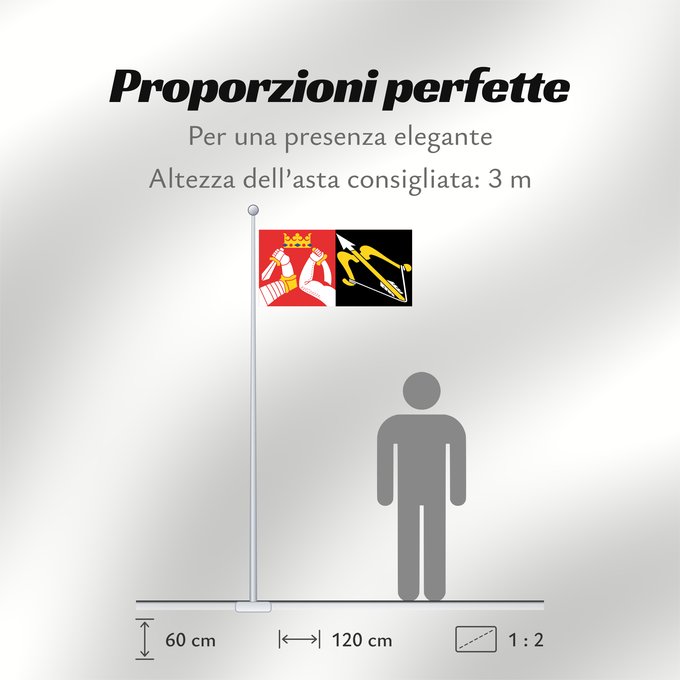 Proporzioni della bandiera: Itä-Suomen lääni