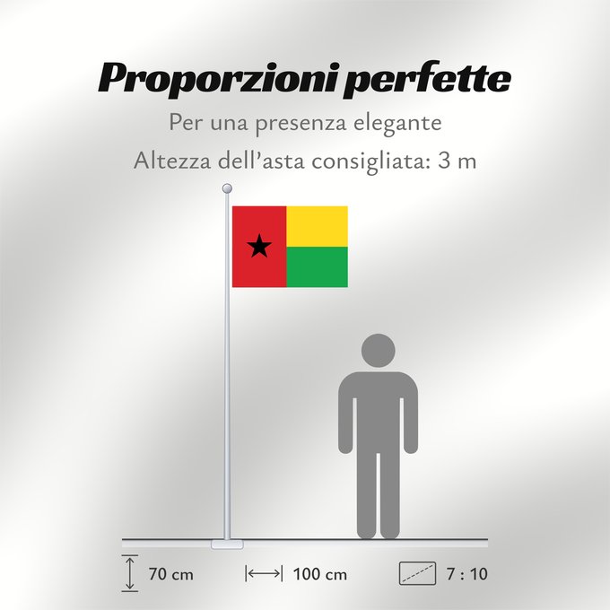 Proporzioni della bandiera: Guinea-Bissau Guinée-Bissau Guinea-Bissaus Guiné-Bissau Gvineo Bisaŭa پرچم گینه بیسائو Флаг Гвинеи-Бисау Gvineje Bissau
