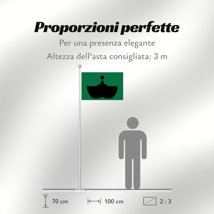 Proporzioni della bandiera:  Tiba [Chiba]