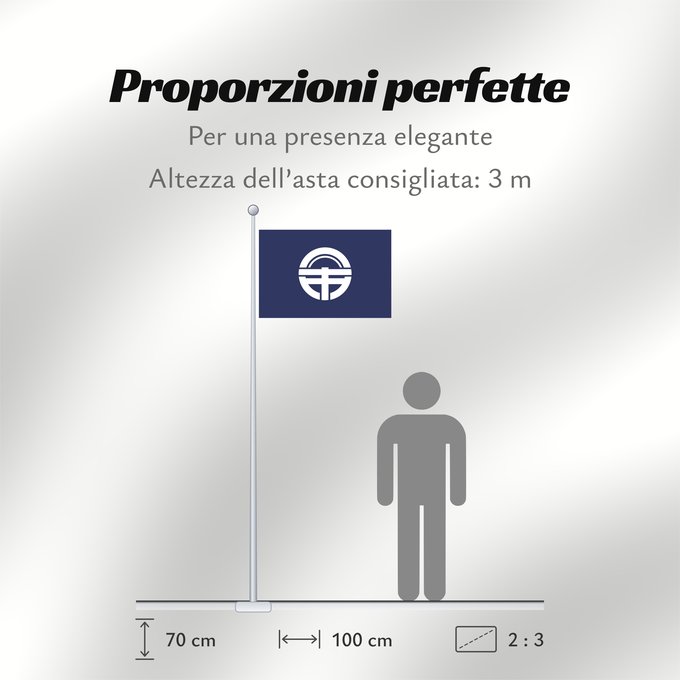 Proporzioni della bandiera: Tokusima [Tokushima]