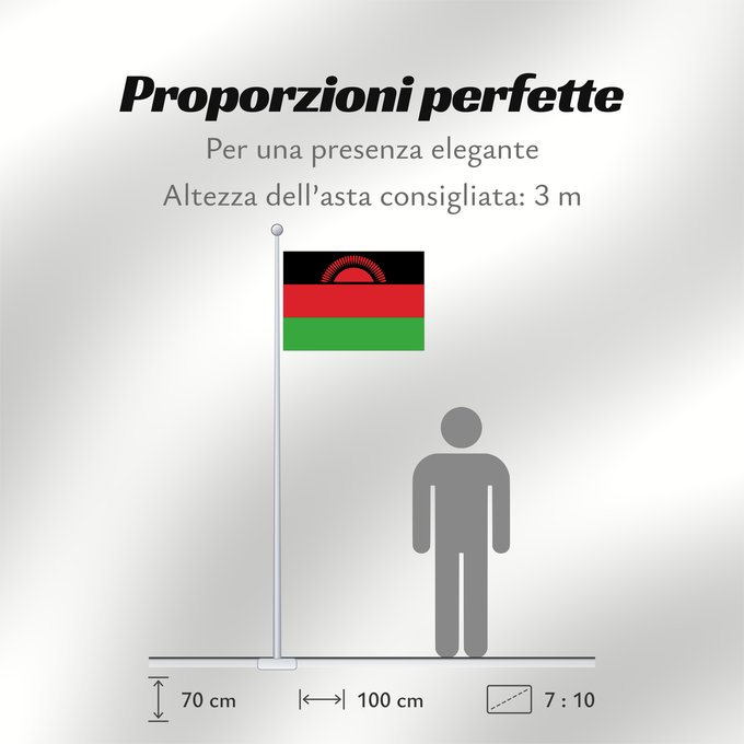 Proporzioni della bandiera: Malawi	Malaui	የማላዊ ሰንደቅ ዓላማ	علم ملاوي	Malawis	Malavio	Maláive	Mbendera ya Malaŵi	Флаг Малави	Malavija	Malaawi