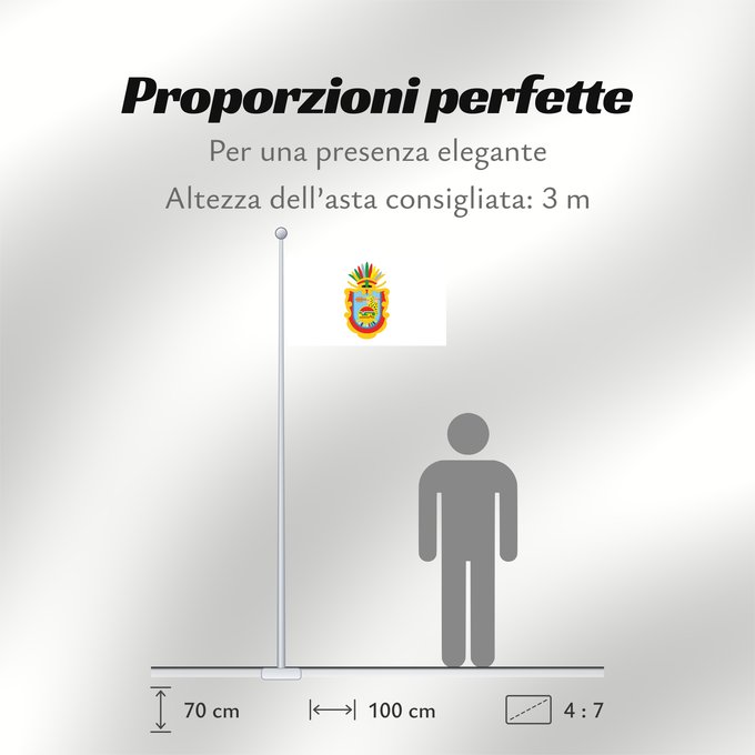 Proporzioni della bandiera: Guerrero State of Guerrero Guerrero guerrero