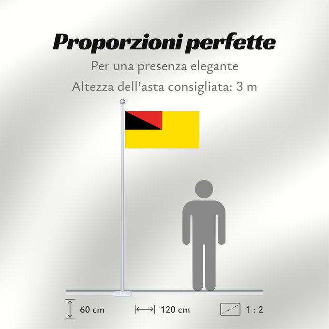 Proporzioni della bandiera: Negeri Sembilan Negeri Sembilan, a state of Malaysia