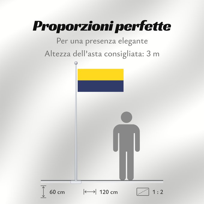 Proporzioni della bandiera: Perlis Perlis, Malaysia