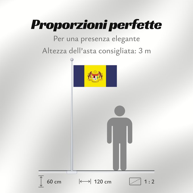 Proporzioni della bandiera: Putrajaya	Putrajaya, Malaysia	Putrajaya 