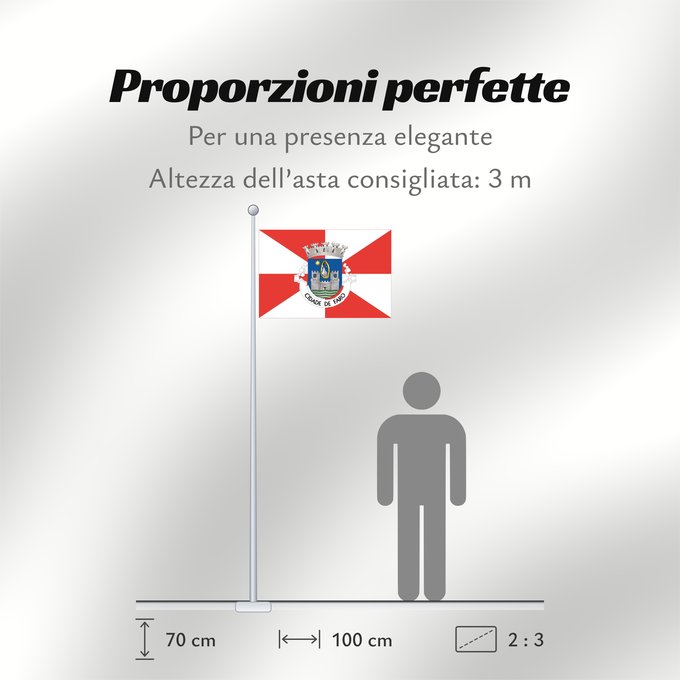 Proporzioni della bandiera: Faro