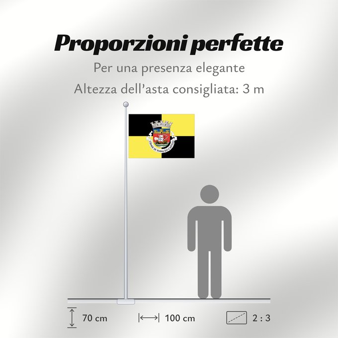 Proporzioni della bandiera: Viana do Castelo