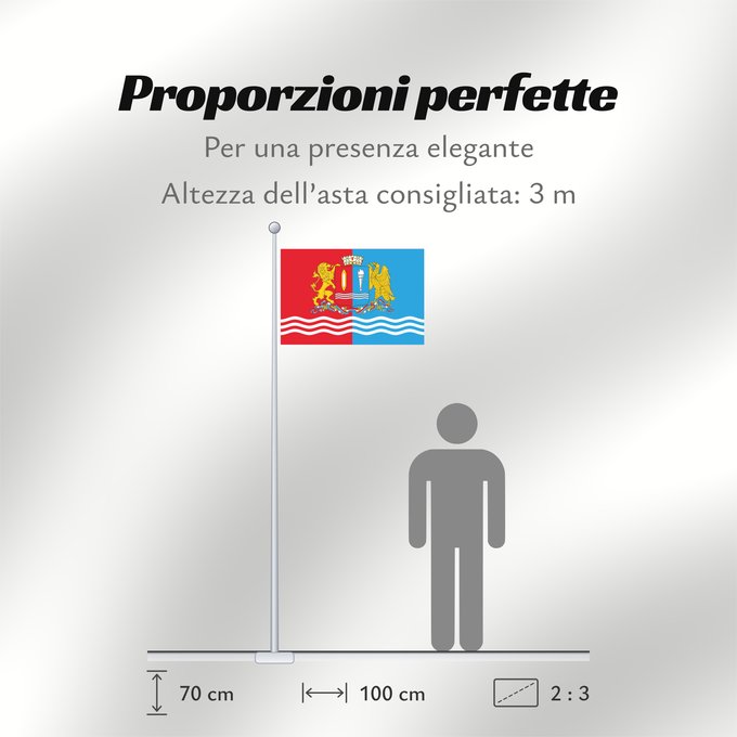 Proporzioni della bandiera: Ivanovo Oblast	Oblast d'Ivanovo	Óblast de Ivánovo	Oblast Iwanowo