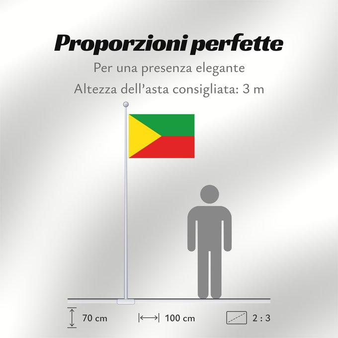Proporzioni della bandiera: Zabaykalsky Krai Zabaïkalski Krai Zabaikalie Sabaikalski Krai Флаг Забайкальского края