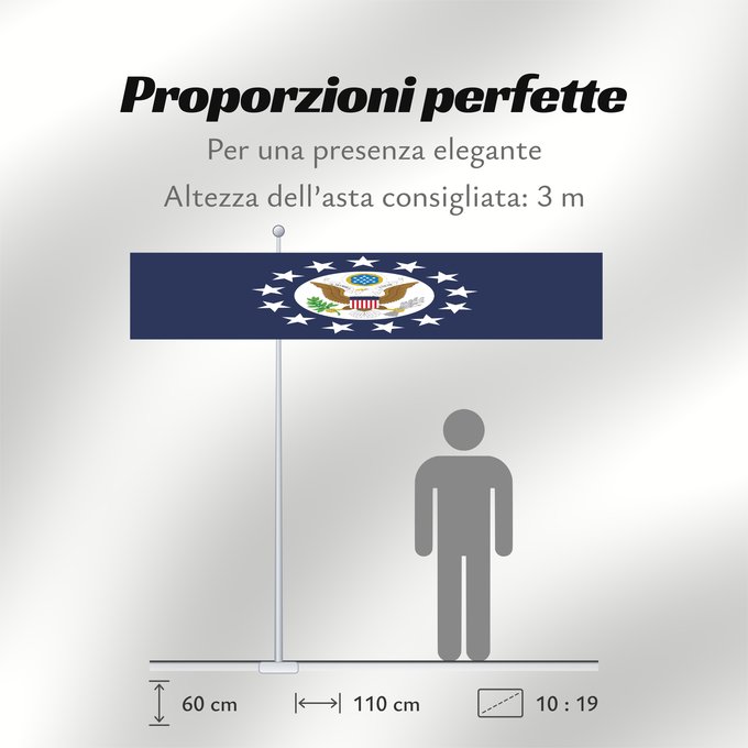 Proporzioni della bandiera: United States ambassador US Ambassador to an accredited sovereign foreign government Ambassadors of the United States Ambasciatori degli Stati Uniti