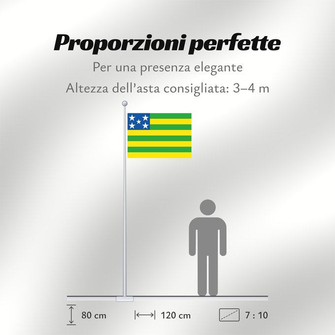 Proporzioni della bandiera: Goiás