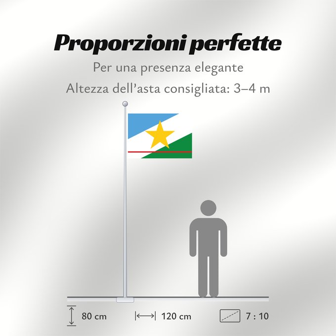 Proporzioni della bandiera: Roraima