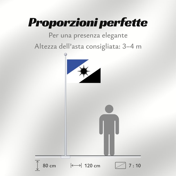 Proporzioni della bandiera: Tocantins	State of Tocantins, Brazil	Estado do Tocantins, Brasil