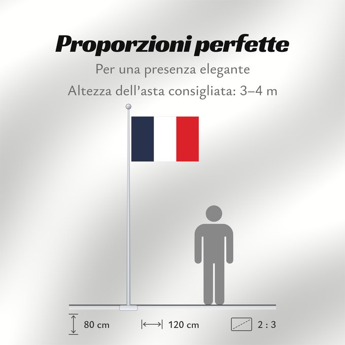 Proporzioni della bandiera: France	Francia	Frankreich	France in #002654, #FFFFFF, #CE1126