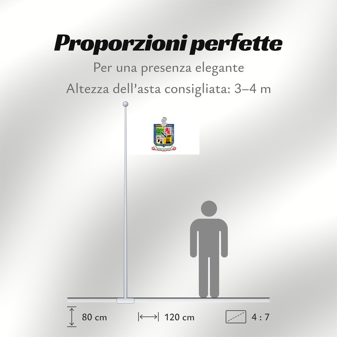 Proporzioni della bandiera: Nuevo Leon	Nuevo León