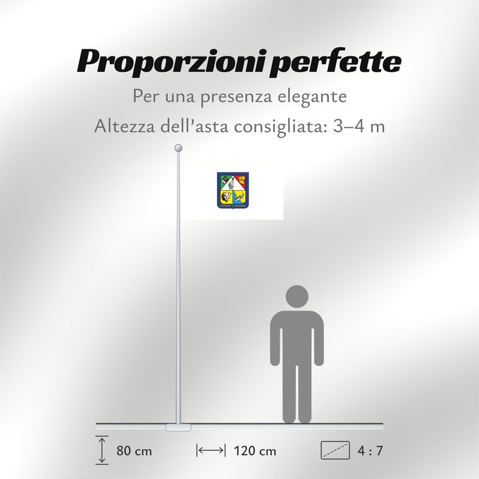 Proporzioni della bandiera: Sonora