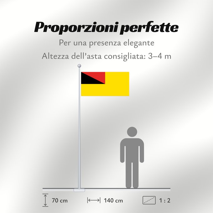 Proporzioni della bandiera: Negeri Sembilan	Negeri Sembilan, a state of Malaysia
