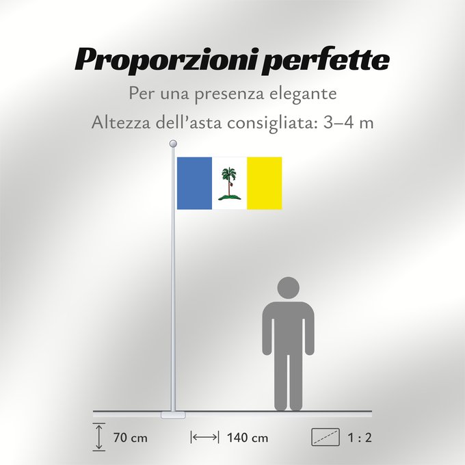 Proporzioni della bandiera: Pulau Pinang