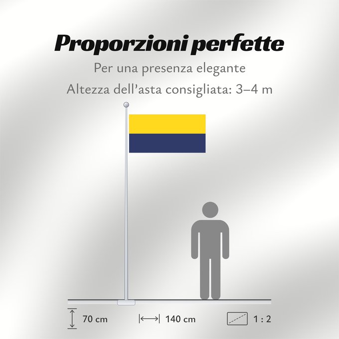 Proporzioni della bandiera: Perlis Perlis, Malaysia