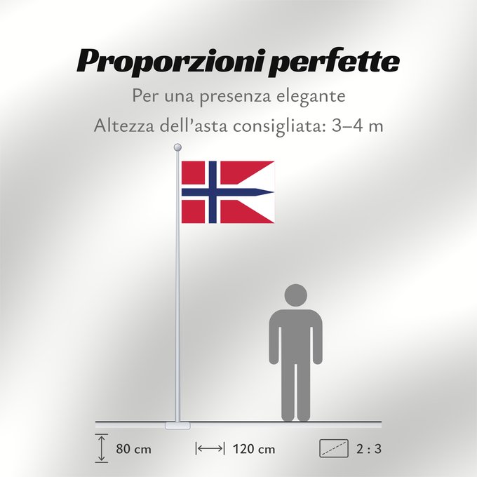 Proporzioni della bandiera: Norway Norvège Noruega Norwegen Norvegia Noorwegen Norwegii Þjóðfáni Noregs Banniel Norvegia Norska Norwy Norges Norvegio Noregs Norveške Norski fáninn Norvegiae Norges flagg Det norske flagget Norgga leavga Stän Norgäna