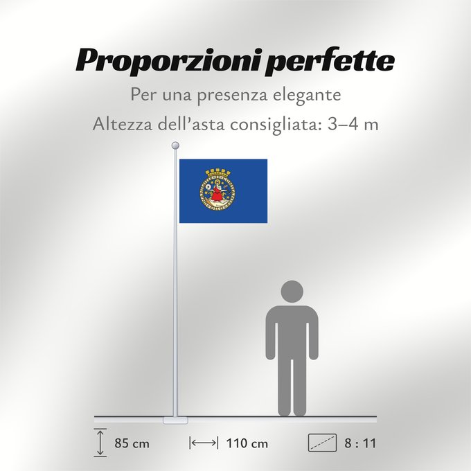 Proporzioni della bandiera: Oslo