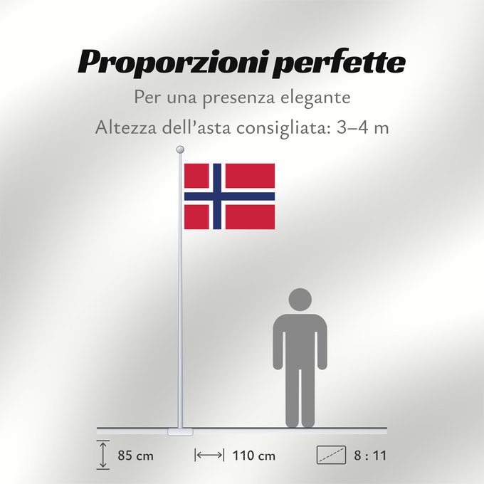 Proporzioni della bandiera: Jan Mayen