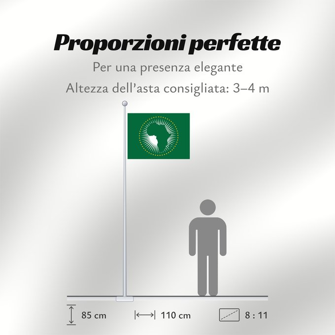 Proporzioni della bandiera: African Union