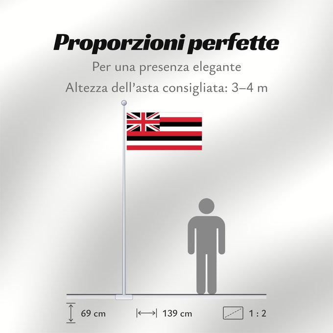 Proporzioni della bandiera: Hawaii	D Hawaï	Hawái	Banniel Hawaii	ᎭᏩᏱ ᎦᏓᏘ	Ka hae Hawaiʻi	夏哇夷 州의 旗 / 하와이 주의 기	Havaii	Hawáai Hahoodzo bidah naatʼaʼí	Флаг Гавайев	Američke savezne države Havaji