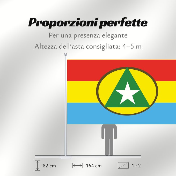 Proporzioni della bandiera: Cabinda