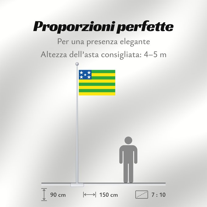 Proporzioni della bandiera: Goiás