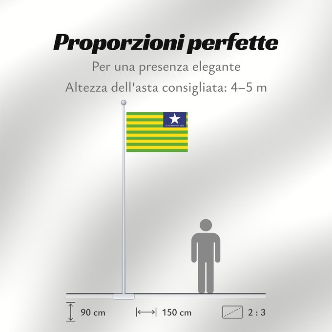 Proporzioni della bandiera: Piauí verso Verse of the flag of the state of Piaui designed by me in accordance with the state law of 1,050 Piauí (envers) Piauí (reverso) Piauí (Rückseite) Versetto di bandiera dello stato di Piauí progettato da me in conformità con la legge n Verso da