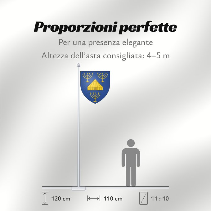 Proporzioni della bandiera: Myra Freeman Arms