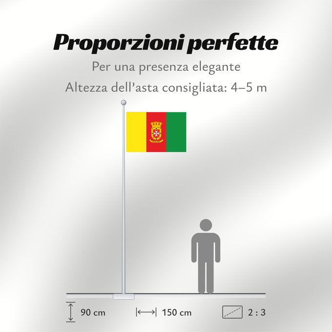 Proporzioni della bandiera: Hualqui