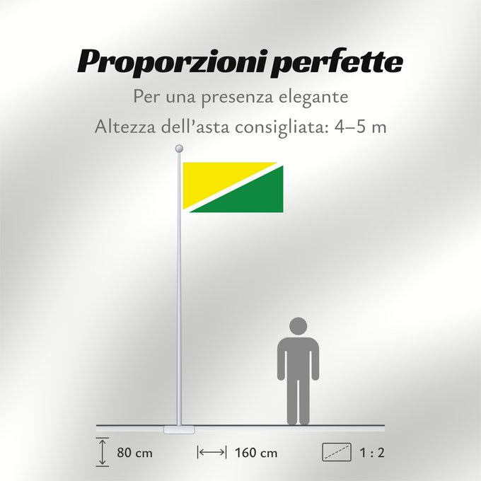 Proporzioni della bandiera: Anorí