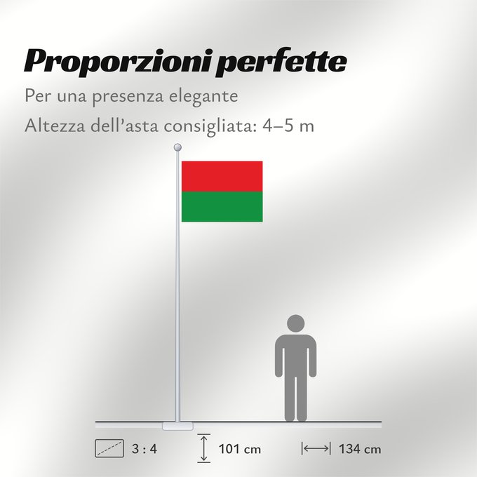 Proporzioni della bandiera: Arauca	Arauca, Colombia