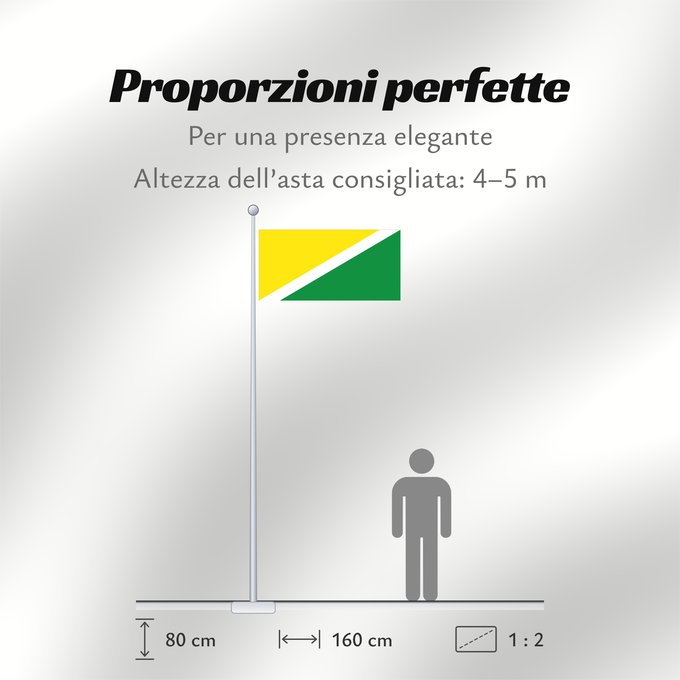 Proporzioni della bandiera: Campamento